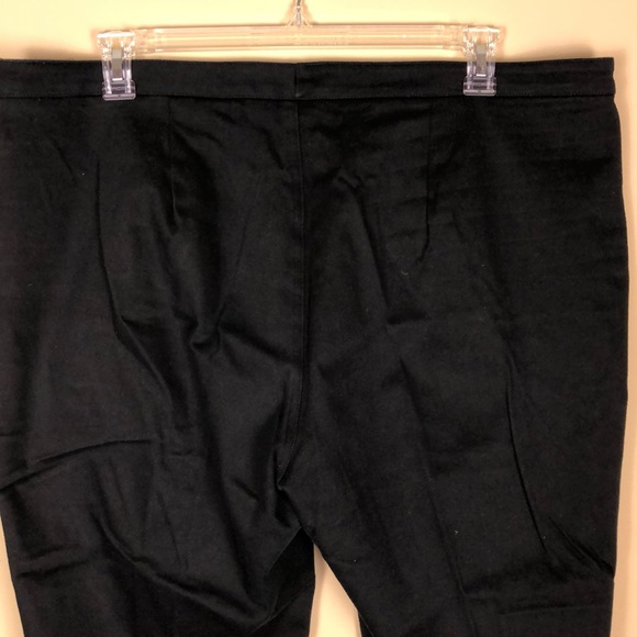 VENEZIA Black Capri Pants Size 24W - Picture 5 of 8